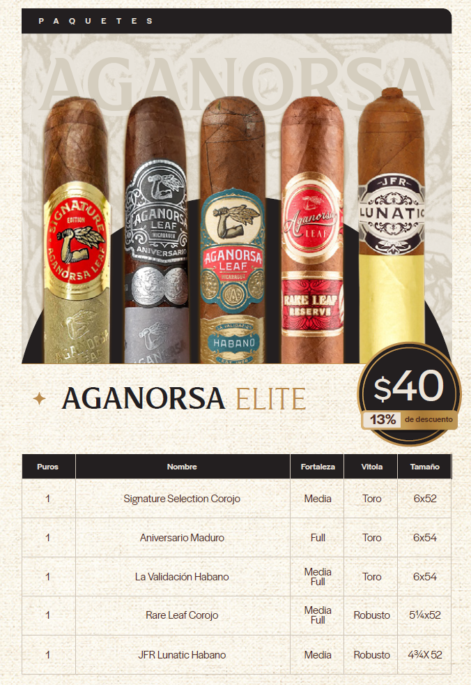 Aganorsa Elite Pack